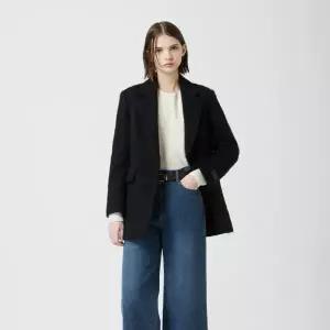 [롯데백화점]씨씨콜렉트 알파카 블렌드 테일러드 싱글 숏 코트 C254MSG003