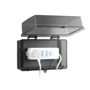 멀티탭 방수케이스 야외 보호커버 방우 덮개 실외 옥외 정리함 가리개