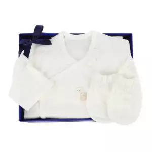 [갤러리아] (26년봄신상,말띠임신축하,태교,출산)베어디모달배냇슈트,손싸개세트(A1A-12106)