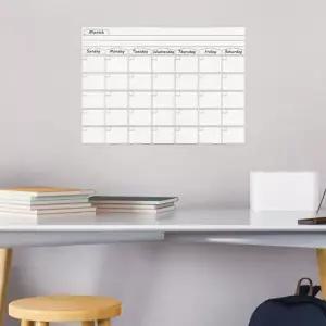 월간달력 자석 스케줄보드(모던)/보드/스케줄/냉장고/부착/월간/달력/월중/행사표/일정/관리/화이트/부착식