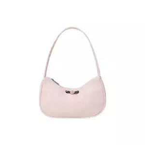 [이미스]m1037_1428621 MINI CORSAGE APPLIQUE HOBO BAG-PINK 652048