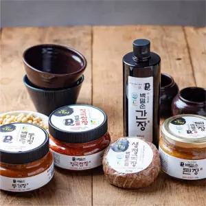 백말순등겨장 60년 전통 재래식 국산콩 시골 된장 보리 막장 청국장 가루 간장