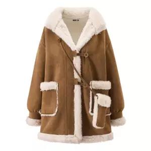 [BNX]시어링 양털 무스탕 가방 세트 자켓 (BX4JK025L0)