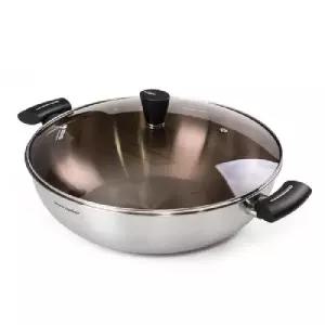 [키친아트] 레트로 쿠커 인덕션 스텐 궁중 전골 냄비 30cm