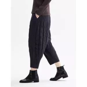 [플리츠미][최초가 158000원] 크로바 퀼팅 하렘 팬츠_EPPTW225007