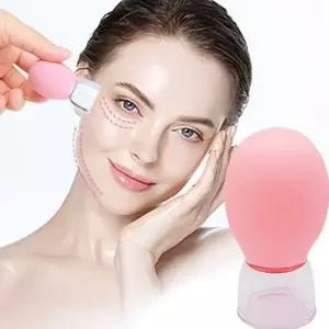 페이셜 얼굴 부항기 전신 바디 부항기 마사지기 실리콘 휴대용