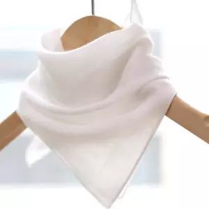 국산 KC인증 흰색 면손수건 10장 가제 엠보싱 무형광 염색용천 출산 준비물 쟈가드 흡수성 통기성