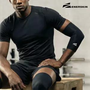 에너스킨 보호대 리뉴얼 E75 컴프레션 엘보우 슬리브 싱글 블랙 오남스포츠