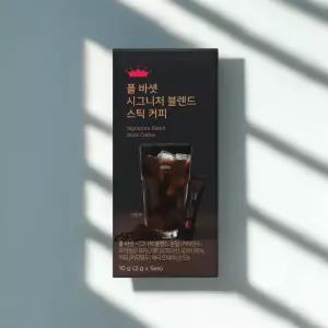 폴바셋 시그니처 블렌드 스틱커피 5개입 4팩 크리스마스 연말 송년회 가족 사무실 학교 교회