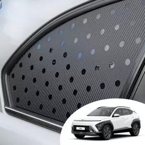 코나 더뉴 디올뉴 C필러 윈도우 스포츠 플레이트 타공 무타공 로고 포인트 컬러 데칼 스티커