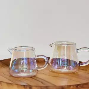 머그컵 머그잔 60ml 시럽잔 찻잔 오로라 내열 커피잔 밀크저그 홈카페