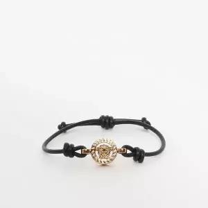[베르사체] 메두사 95 레더 브레이슬릿 블랙 골드 1019668 1A00637 150270341