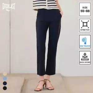 여름까지 입는 여성 링클프리 밴딩 슬랙스팬츠 쿨바지 데일리룩 오피스룩 Bon-2581