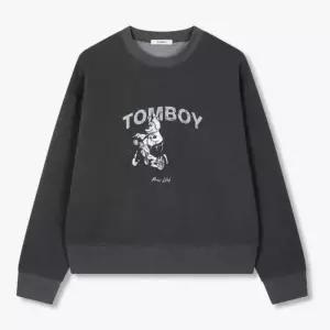 [롯데백화점]톰보이 피그먼트 그래픽 맨투맨 _9176122973