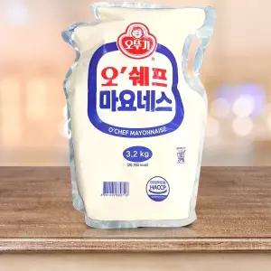 오뚜기 오쉐프 마요네즈 3.2kg 업소용 대용량 마요네즈소스 파우치