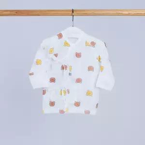 [달퐁]큐비앤맘 베어리 메쉬 배냇저고리 신생아