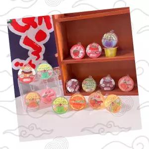 일본 푸딩 키링 미니어처 디저트 캐릭터 가방고리 열쇠고리