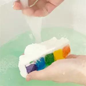 럭키비나 더허브샵 레인보우 버블 배쓰밤 버블입욕제