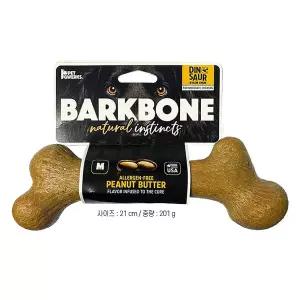 펫퀴커 다이노소 바크본 리얼우드 땅콩버터향 M 이갈이 강아지 장난감