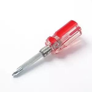 미니 주먹 드라이버 양용 2P 세트/작은/소형/일자/십자/겸용/양날/휴대용/틈새/작업