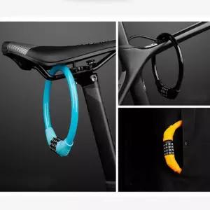 뉴 4단 번호 변경 와이어락 자전거 자물쇠 4단 번호변경 와이어락