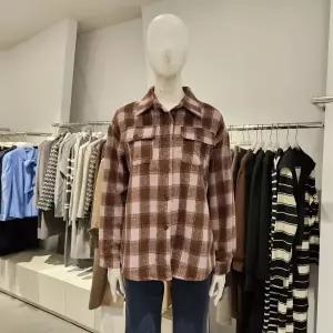 [대구백화점][미센스]아우터형기모체크셔츠형블라우스(MB4ZBLMG04Z)