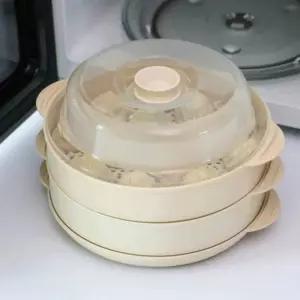 전자레인지용찜기 2단 전자레인지용 스팀 찜기 야채 만두 채소