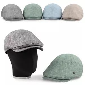[마메든]남녀 시원한 안토니 헌팅캡/ 남녀 시원한 린넨원단 신사 어르신 중년 베레모 도리구찌 숏챙모자