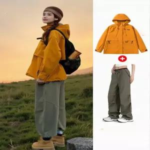 쭌스몰 여성 등산복세트 바람막이 재킷 바지