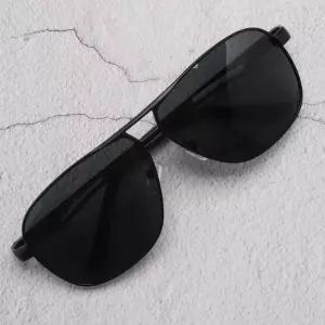 초경량 남성 보잉 편광 선글라스 블랙스모크