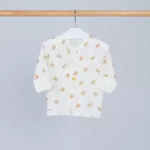 [달퐁]큐비앤맘 동글베어 메쉬 배냇저고리 신생아