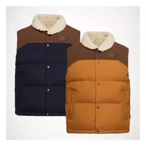 매장정품 블랙야크 공용 히말라야 플리스배색 다운베스트 1BYVSWU002 1697695