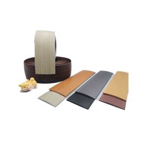 PVC 몰딩 문틀 보수 마감 블랙 40mm 접착 테두리 자가 1m 바닥 걸레받이