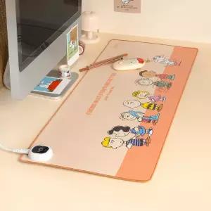 스누피 온열장패드 논슬립 80cm 사무실 마우스패드