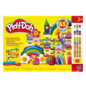 플레이도 점보 컬러 컬렉션 65캔 코스트코 플레이도우 해즈브로 메가 멀티팩 대용량 찰흙놀이