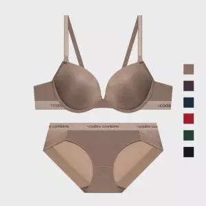코데즈컴바인 CODES COMBINE 이너웨어 6컬러 무드업 골드밴딩 브라 햄팬티 세트 3610242 122826