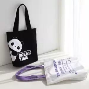 파오랑 팬더 판다 귀여운 동물 에코백 캔버스백 2 option)