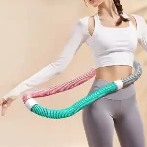 스프링훌라후프 지압 뱃살 운동 기구 홈트 저소음 가정용 복부 실내 훌라후프