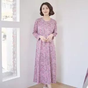 엄마옷 조이마담 H8250 메리골드 면 홈웨어 원피스 홈드레스 중년여성의류