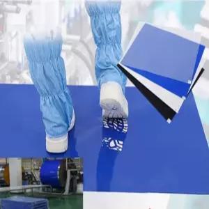 방진 매트 끈끈이발판 스티키 클린룸 블루 발판 먼지제거 패드