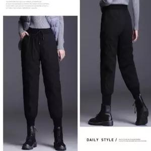 [깨비몰] 여성 겨울 패딩바지 밴딩 방한팬츠 솜바지