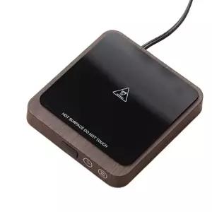 온도 조절 워머 온열 가열 받침대 잔 코스터 컵