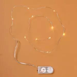 LED 와이어전구 5p세트 건전지포함 웜색 무드등장식조명 트리 크리스마스 램프