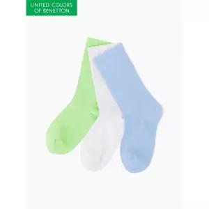 [베네통]솔리드 컬러 중목 양말세트 BCSO04511_P416618757