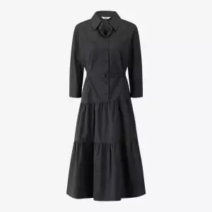 [롯데백화점]씨씨콜렉트 셔츠카라 셔링 플레어 원피스_C253MSE006