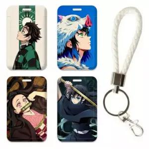 귀멸의칼날 캐릭터 목걸이 카드지갑 카드홀더 교통카드 학생증 사원증 케이스 릴홀더
