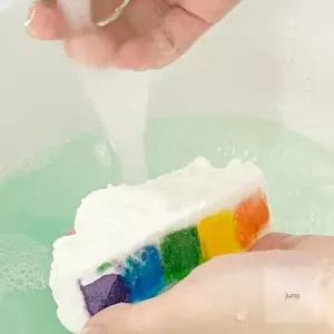 정군 레인보우 버블 배쓰밤 140G 버블바스밤 커플스파 버블바스