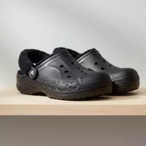 크록스 성인 바야 겨울 털신 라인드 클로그 남녀공용 겨울 샌들 슬리퍼 털 크록스 코스트코