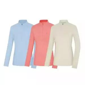 [롯데백화점]콜핑 LD18 여성 봄 멜란지원단 신축성좋은 집업등산티셔츠 KWT0485W