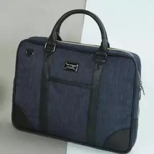 노트북가방 남성 크로스백 토트백 회사 영업 서류 가방 네이비